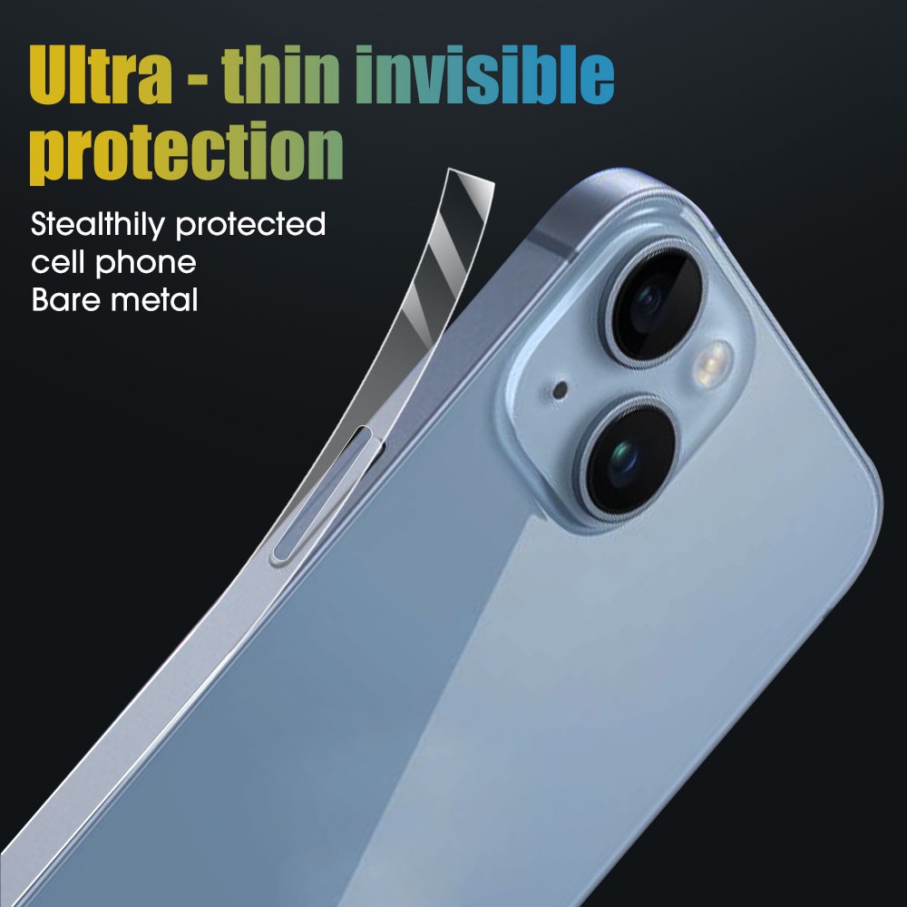 1 Set Film Pelindung Layar Hydrogel Transparan Matte Anti Gores Ultra Tipis Untuk iPhone 14