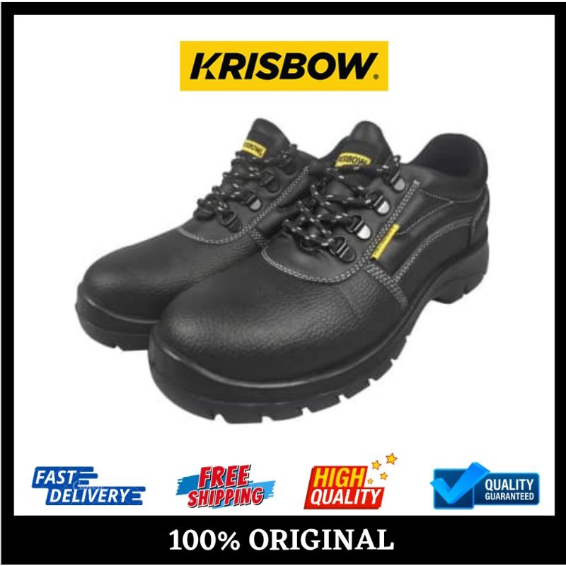 Krisbow Sepatu safety ARGON 4 INC Sepatu pengaman ARGON Black