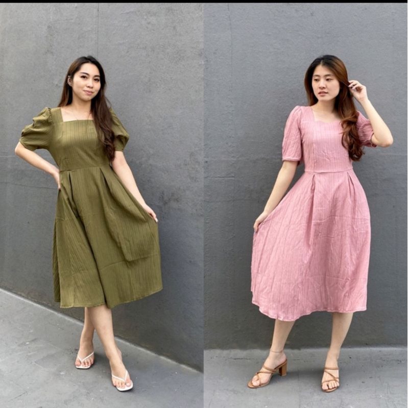 Atala Dress / Dress Midi / Dress Wanita