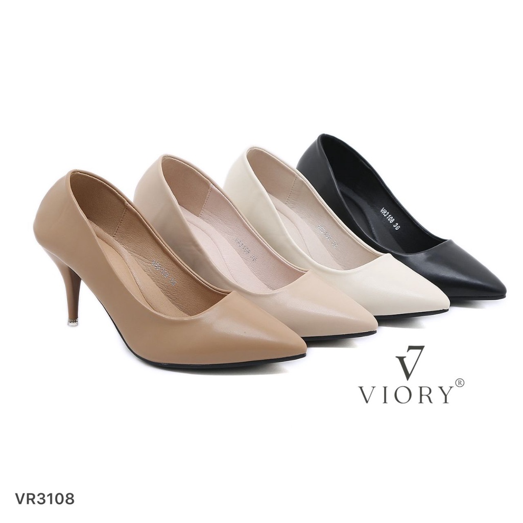 VIORY Sepatu Wanita High Heels Shoes #VR3108 ORIGINAL