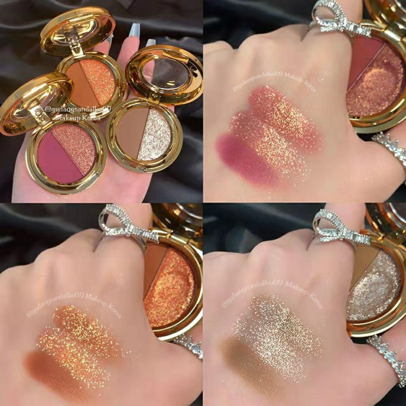 Eyeshadow gliter 2 warna,Eyeshadow exclusive PREMIUM QUALITY
