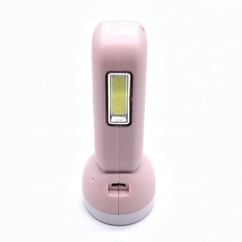 Senter Cas Tangan Super Terang Usb Charger Baterai Lhitium Led 10w Aoki AK- 345L