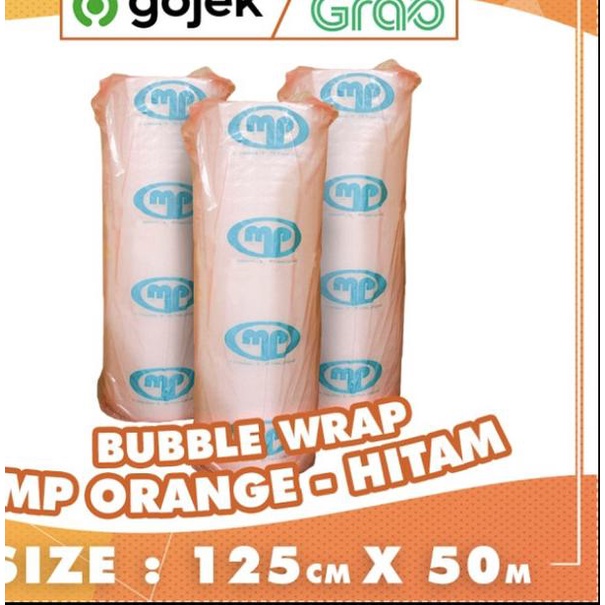 

BUBBLE WRAP ROLL 50 METER HITAM ORANGE BUBLE WRAP MULIAPACK - MP ORG - Putih