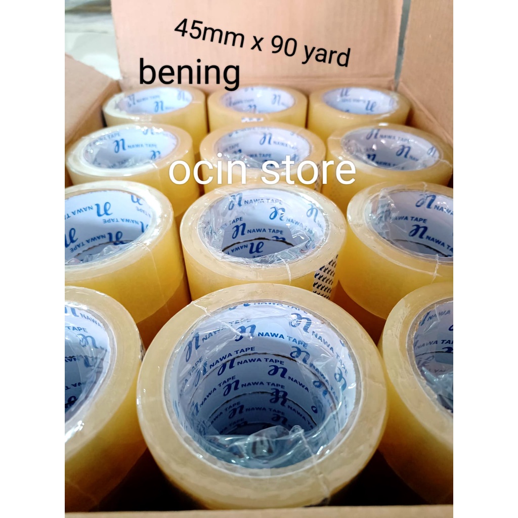 

terumurah lakban nawa tape/888 STAR TAPE 6 pcs ukuran 45 mm x 90 yard