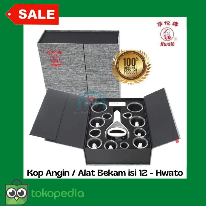 Alat Bekam Hwato 12 Cup / Kop Angin Hwato isi 12