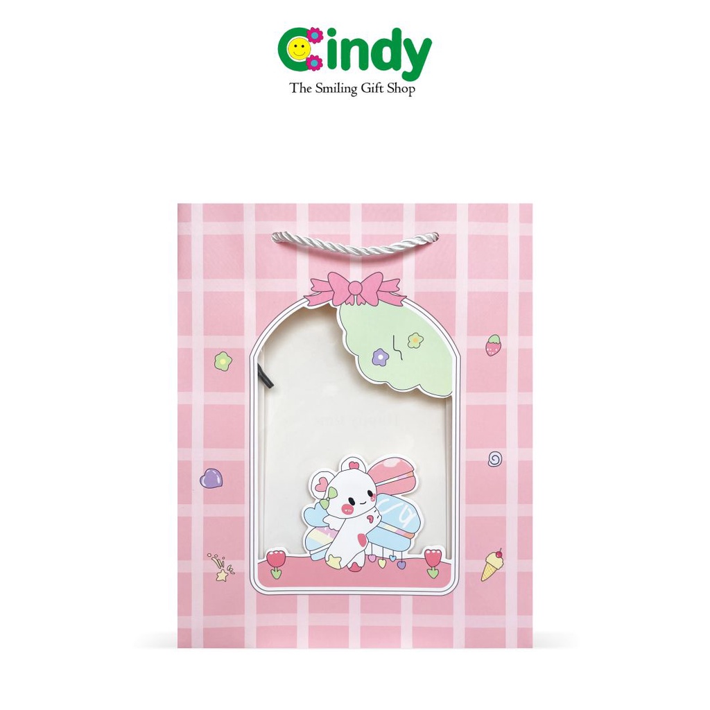 

Cindy Paper Bag Transparant Size Medium - Kantong Tas Ulang Tahun - Goodie Bag - CFR0212