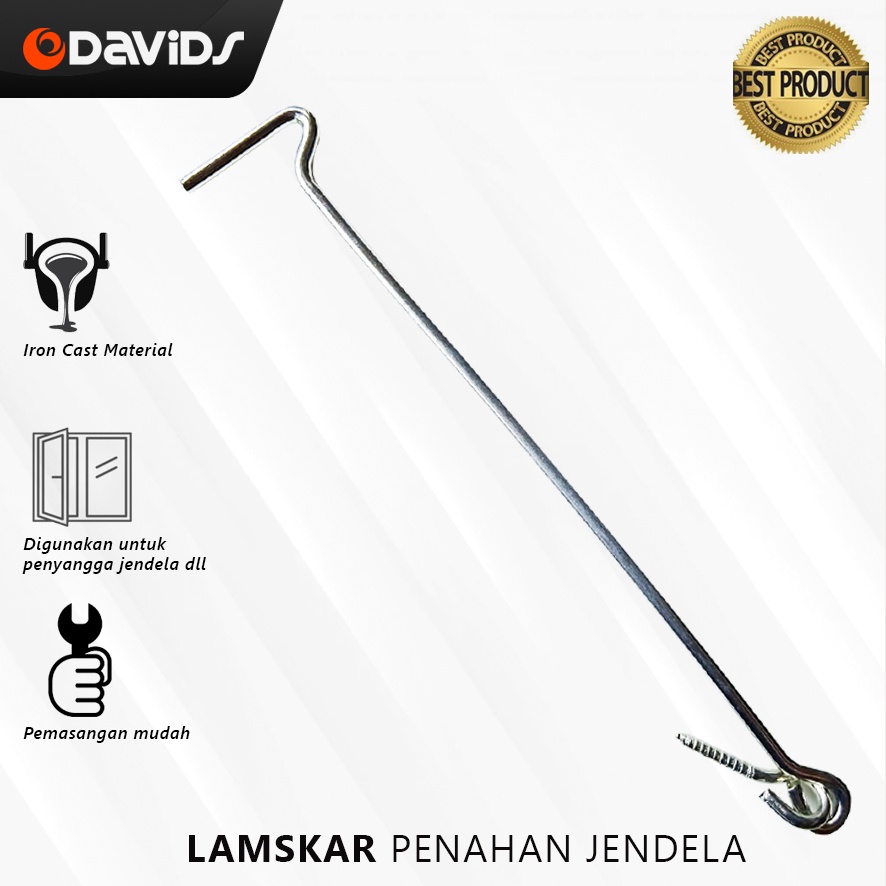 Hak Angin Penahan Jendela Cantolan Chrome 8 12 Inch