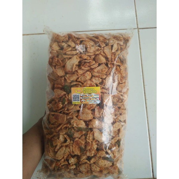 

1kg Basreng barokah asli kriuk daun jeruk