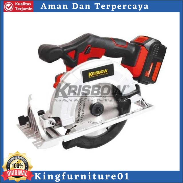 CORDLESS CIRCULAR SAW 18V KRISBOW 10205885