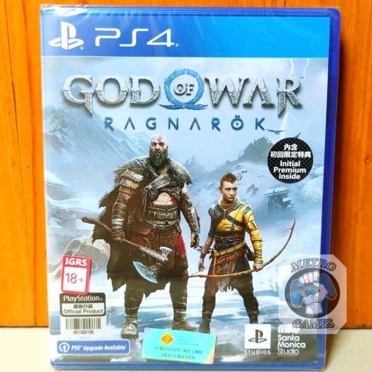 God of War Ragnarok PS4 PS5 Kaset God of War Ragnarök Original Playstation PS 4 5 CD BD Game Games Asli Ori Godofwar GOW Ragnerok Rag narok Ragnrok ps4 ps5 raknarok rag narok terbaru baru ori asli atreus kratos rak regnarok req bluray disc gim petualangan