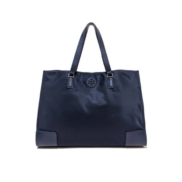 Tory Burch 88366 Ella Nylon Large Casual Tote Tory Navy