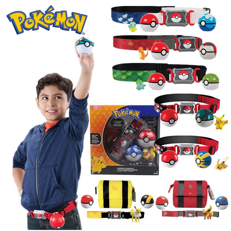 Set Mainan Action Figure Pokemon GO Pikachu Bahan PVC