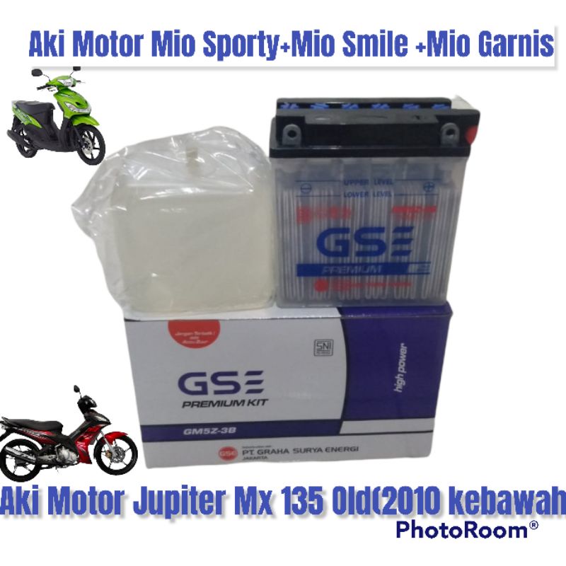 Jual Aki Motor Yamaha Vega R Gm Z B Aki Basah Yamaha Vega Shopee