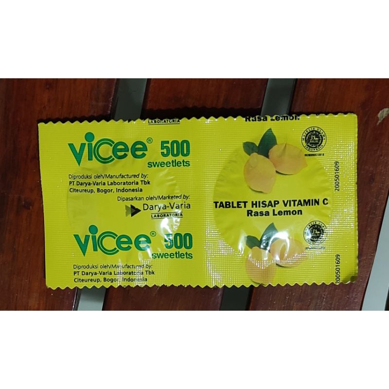 Vicee Vitamin C 500 Mg / Vicee Tablet Isap