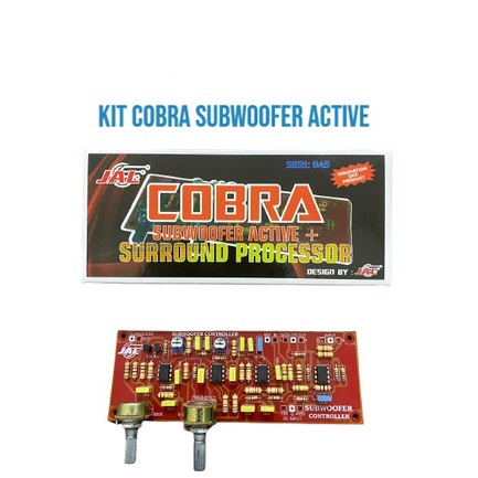 KIT SUBWOOFER ACTIVE + SURROUND PROCESSOR COBRA