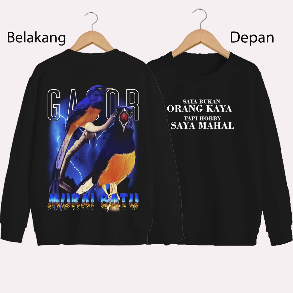 SWEATER UNISEX DB MURAI BATUPRIA DAN WANITA SWEATER JUMBO