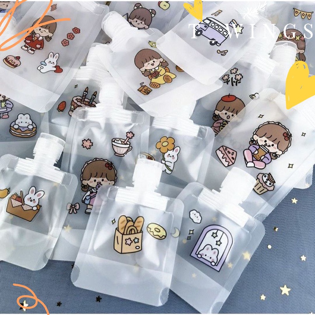 [ AA_03 ] Botol Sabun dan shampoo Botol Plastik organizer traveling , BOTOL SAMBUN TRAVELING 50ml da