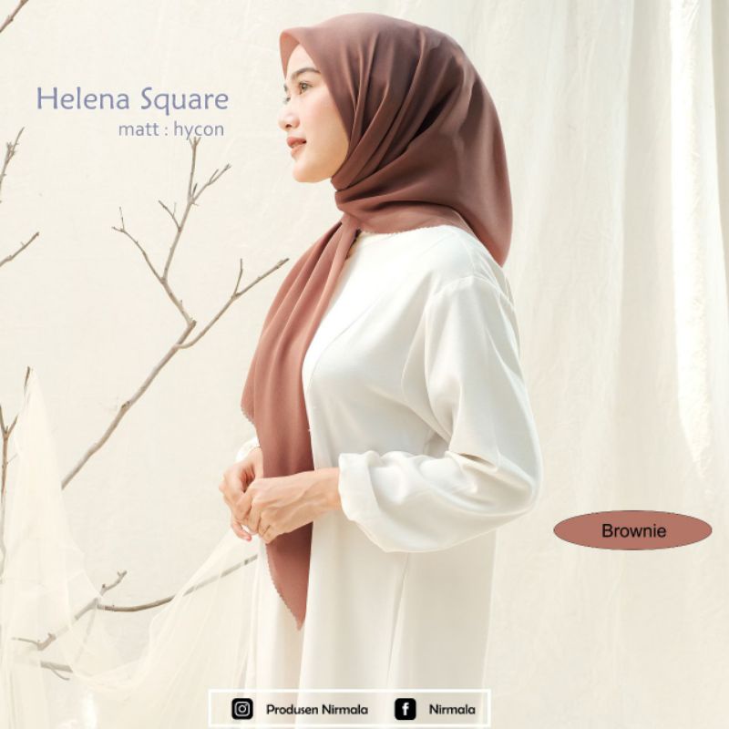 HELENA SQUARE ORIGINAL BY NIRMALA BAHAN HYCON LASERCUT SEGIEMPAT HELENA NIRMALA