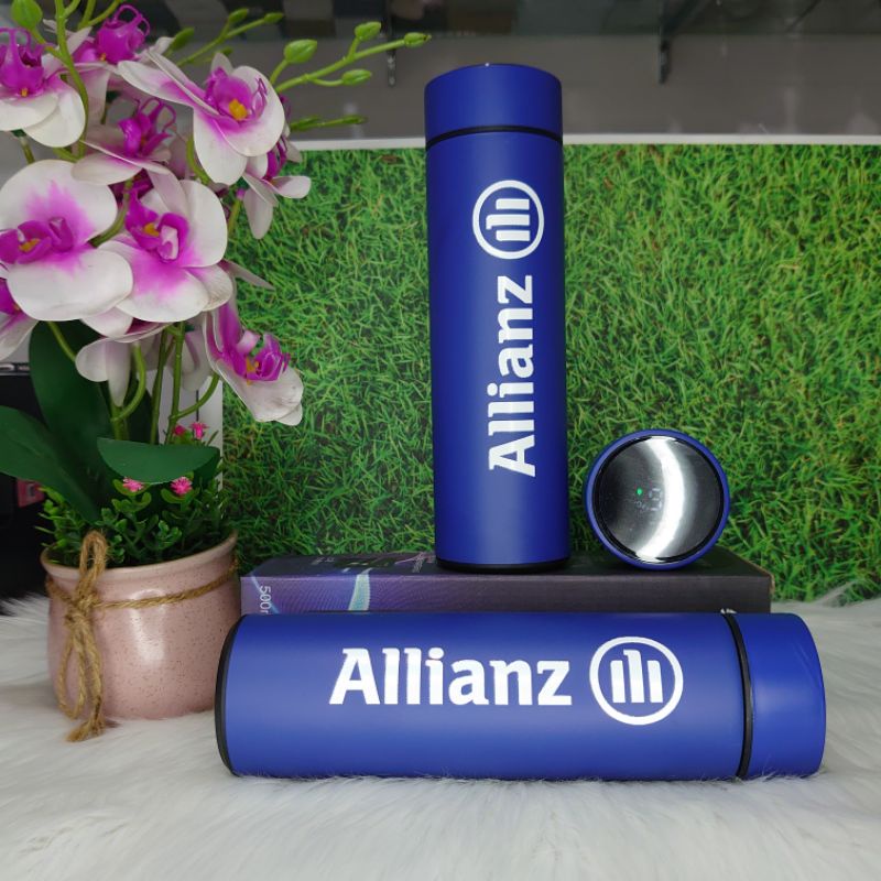 Print UV Tumbler custom LED digital temperatur suhu import design sendiri nama logo laser UV grafir