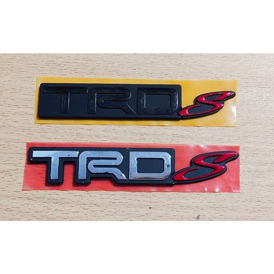 Emblem Mobil Logo Tulisan TRD S Agya Original