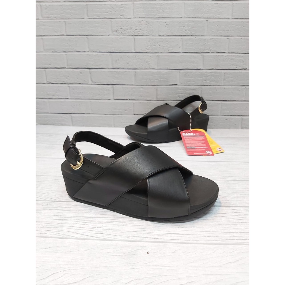 Fitflop crystal slide tali / Sandal wanita Fitflop Crystal slide