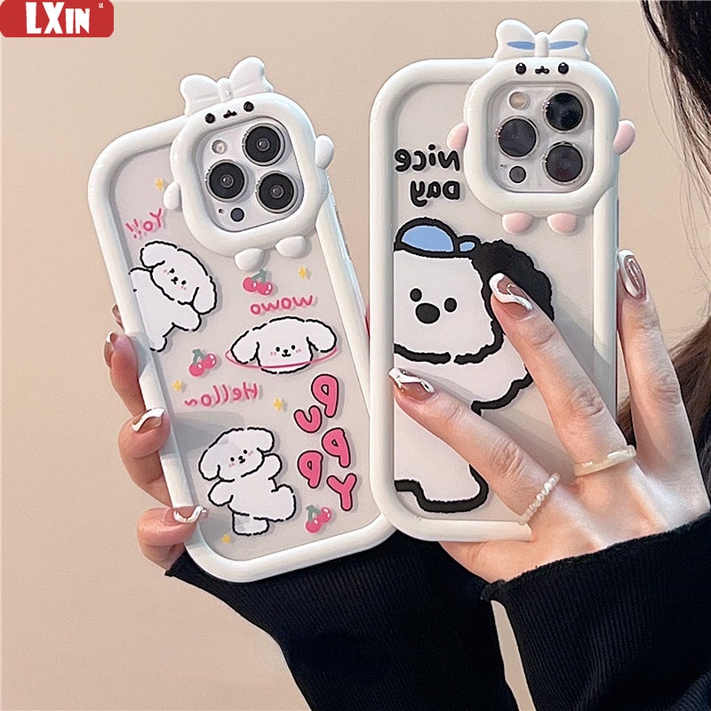 Case Motif Kartun Anjing Untuk VIVO Y02 Y16 Y22 Y35 Y33S Y21T Y21S Y33S Y11 Y12 Y15 Y17 Y12S Y12A Y15Ft Y20S Y20S Y20 Y30 Y19 Y25E Y50