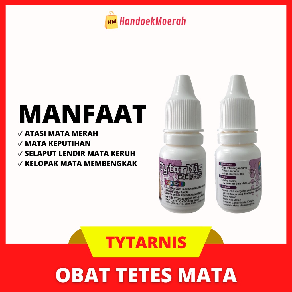 TytarNis Eye Drop Obat Mata Kucing Dan Anjing 15ml