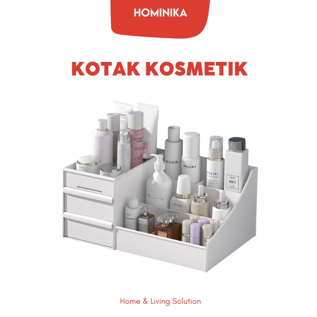 Kotak Kosmetik HMN50 Make Up Laci Penyimpanan Rak Drawer