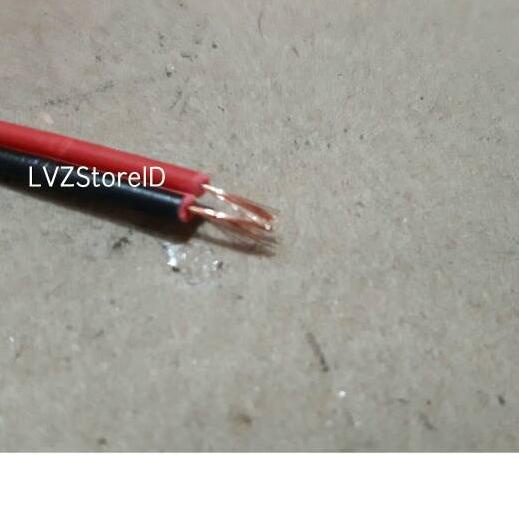 KABEL SERABUT AWG 24 MERAH HITAM 1 ROLL