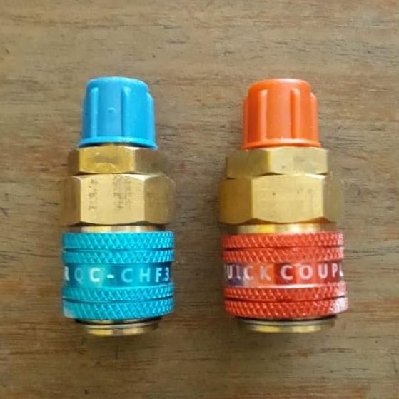 Quick coupler R134a Ac mobil / nepel R134a Ac mobil