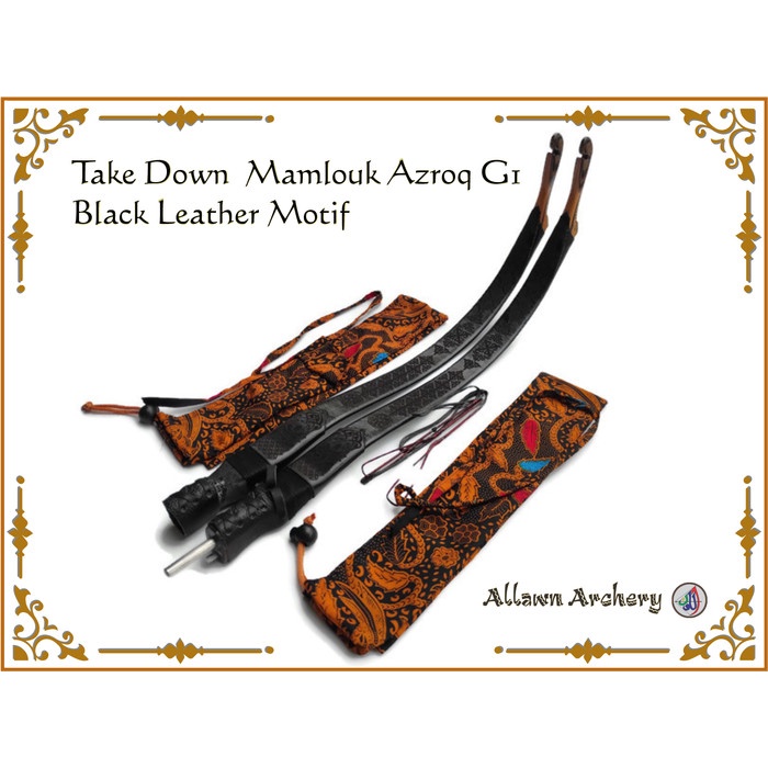 Busur Panah Horse Bow Bending Mamluk Azroq Take Down Lapis Kulit