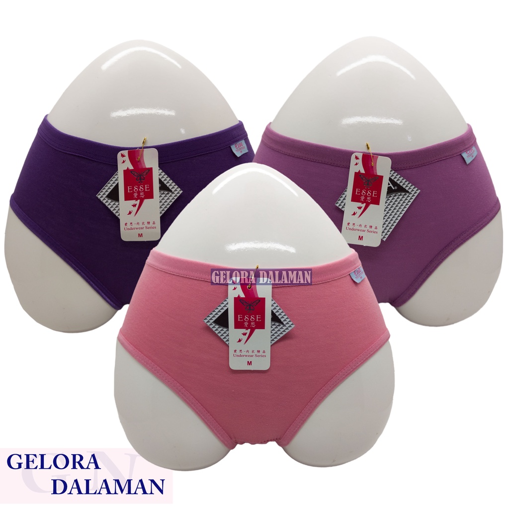 6 Pcs Celana Dalam Cd Wanita Pakaian Dalam Sempak Perempuan