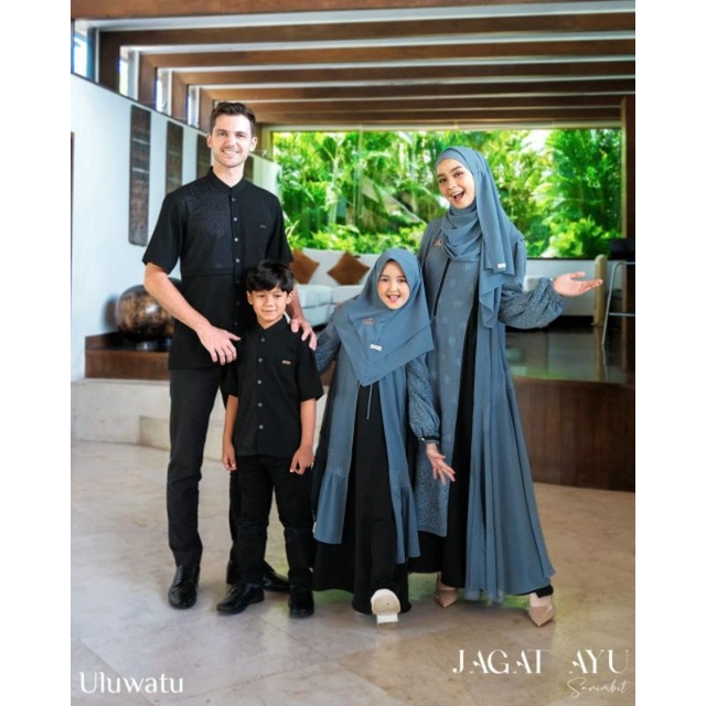 [PRE-ORDER] Jagat Ayu Sarimbit Series 2023 by Aden Hijab/Sarimbit Lebaran Aden Hijab 2023/gamis motif/gamis aden hits/koko anak lebaran/gamis anak lebaran/Gamis outer
