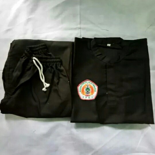 Baju Pencak Silat Untuk Pemula Anak - Hitam, S