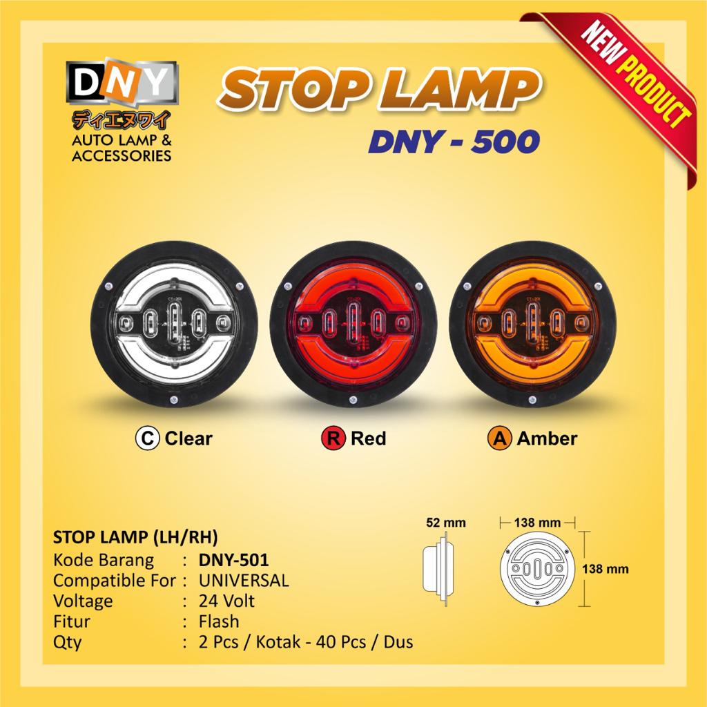 DNY 500 Stop Lamp Universal Dny-500 / Lampu stop truk 24volt
