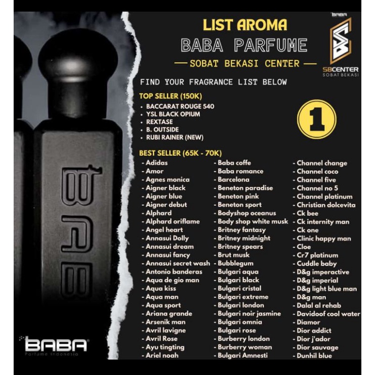 Parfum Baba Original