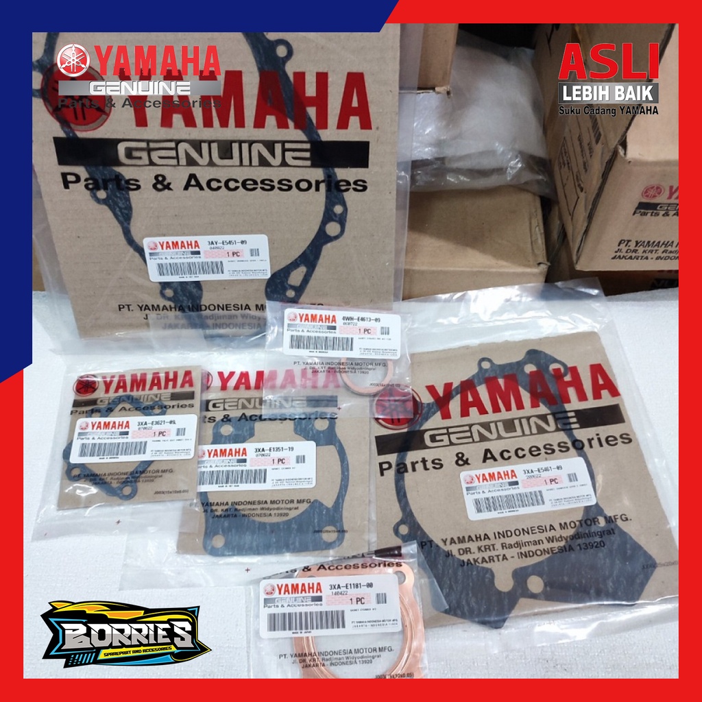 PACKING SET F1ZR ORI YGP FIZR FIZ F1Z R PAKING GASKET KOPLING MAGNET KNALPOT BLOK SEHER ATAS BAWAH M