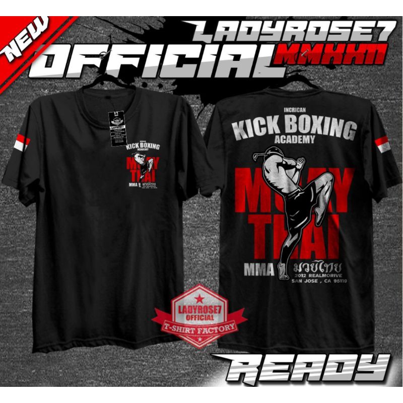 Baju Kaos MMA Kickboxing Muaythai