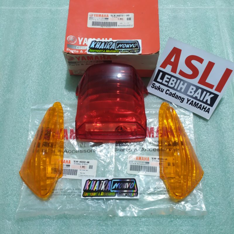 Mika stoplamp nouvo lele original mika lampu belakang nouvo lele original mika kaca lampu nouvo lama