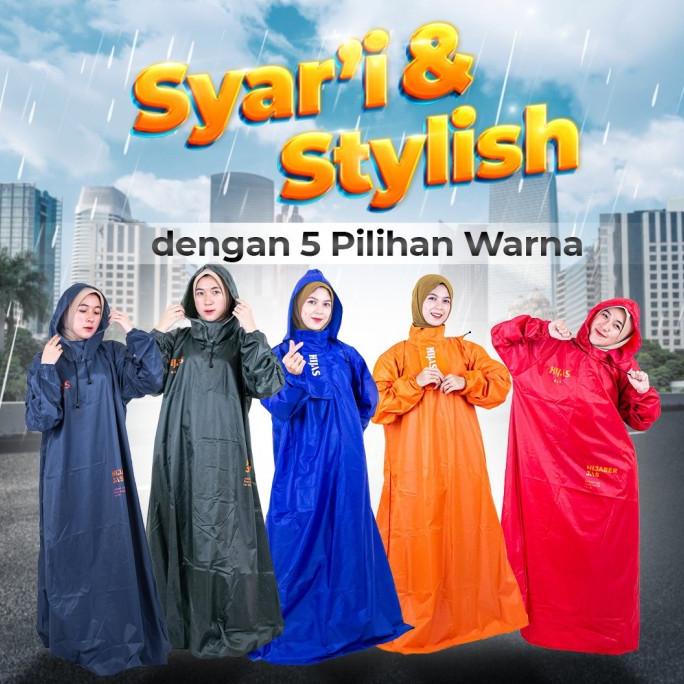 TERLARIS Jas Hujan Syar'i | Gamis Wanita | Muslimah | Hijab Gamis Jas Hujan /JAS HUJAN WANITA/JAS HU