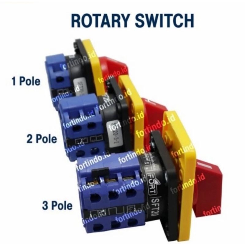 Selector Switch/Rotary Switch SFT20-3-1 (Auto-Off-Manual) 1P SA16 FORT