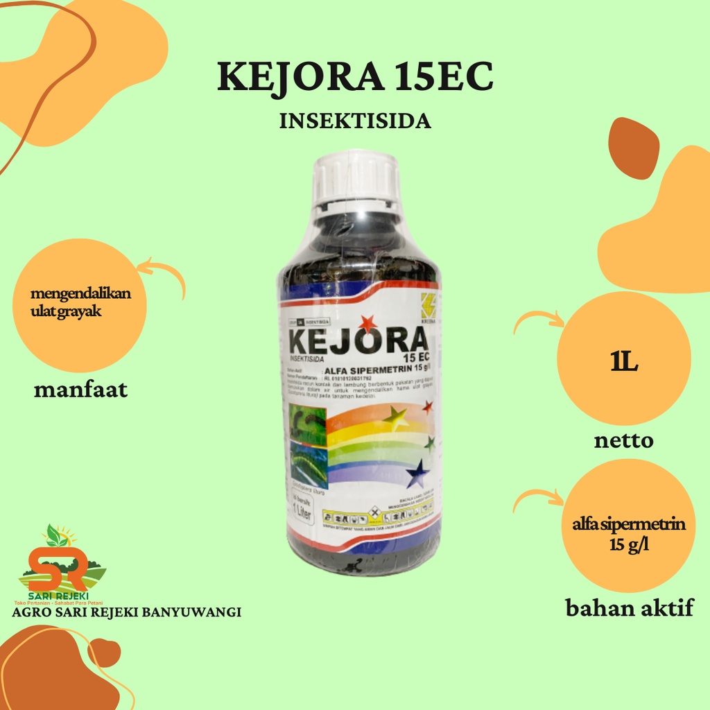 KEJORA 15EC 1L INSEKTISIDA ALFA SIPERMETRIN