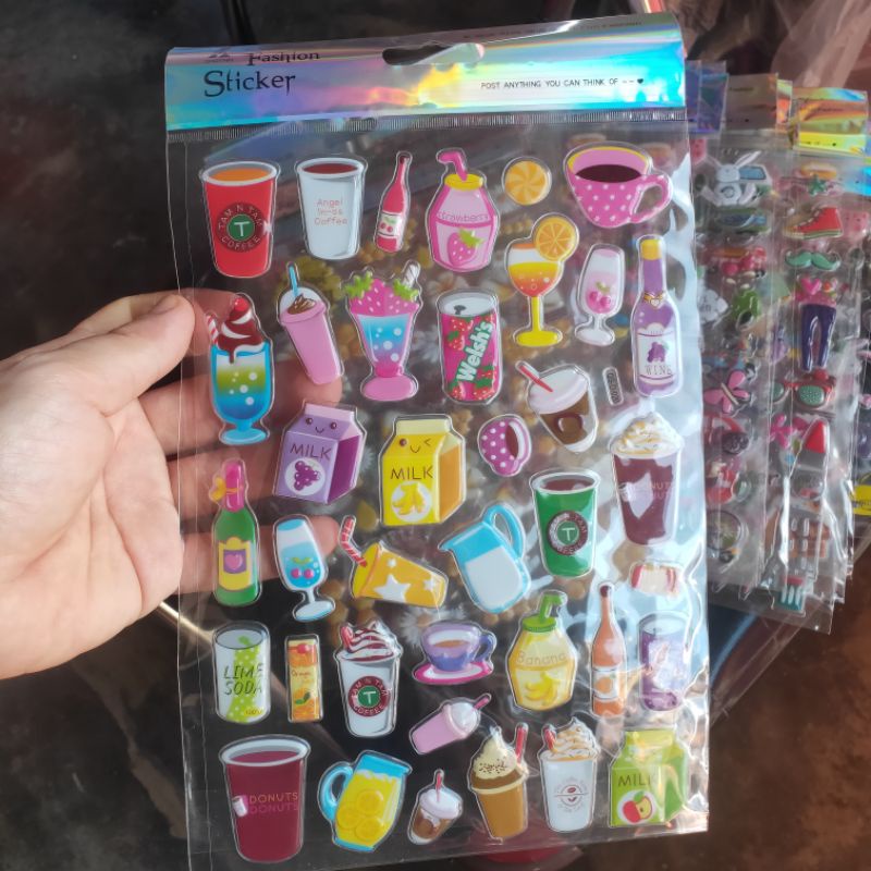 

Stiker premium glossy tebal