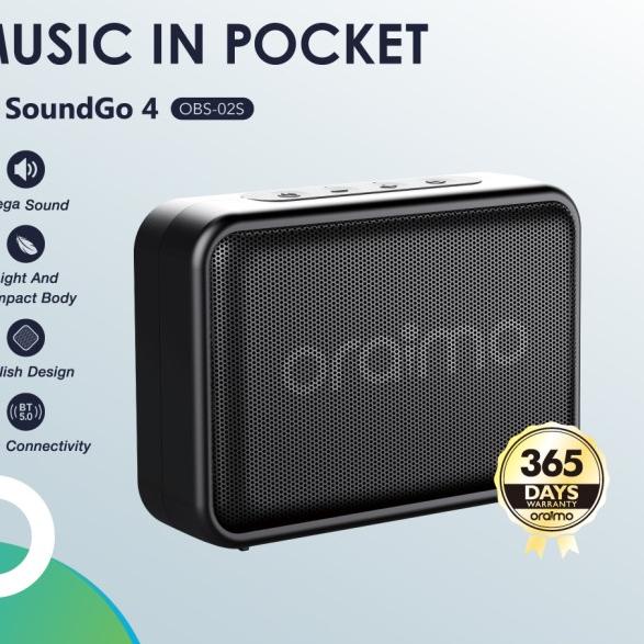 Oraimo SoundGo 4 Ultra-Portable Wireless Bluetooth Speaker OBS-02S