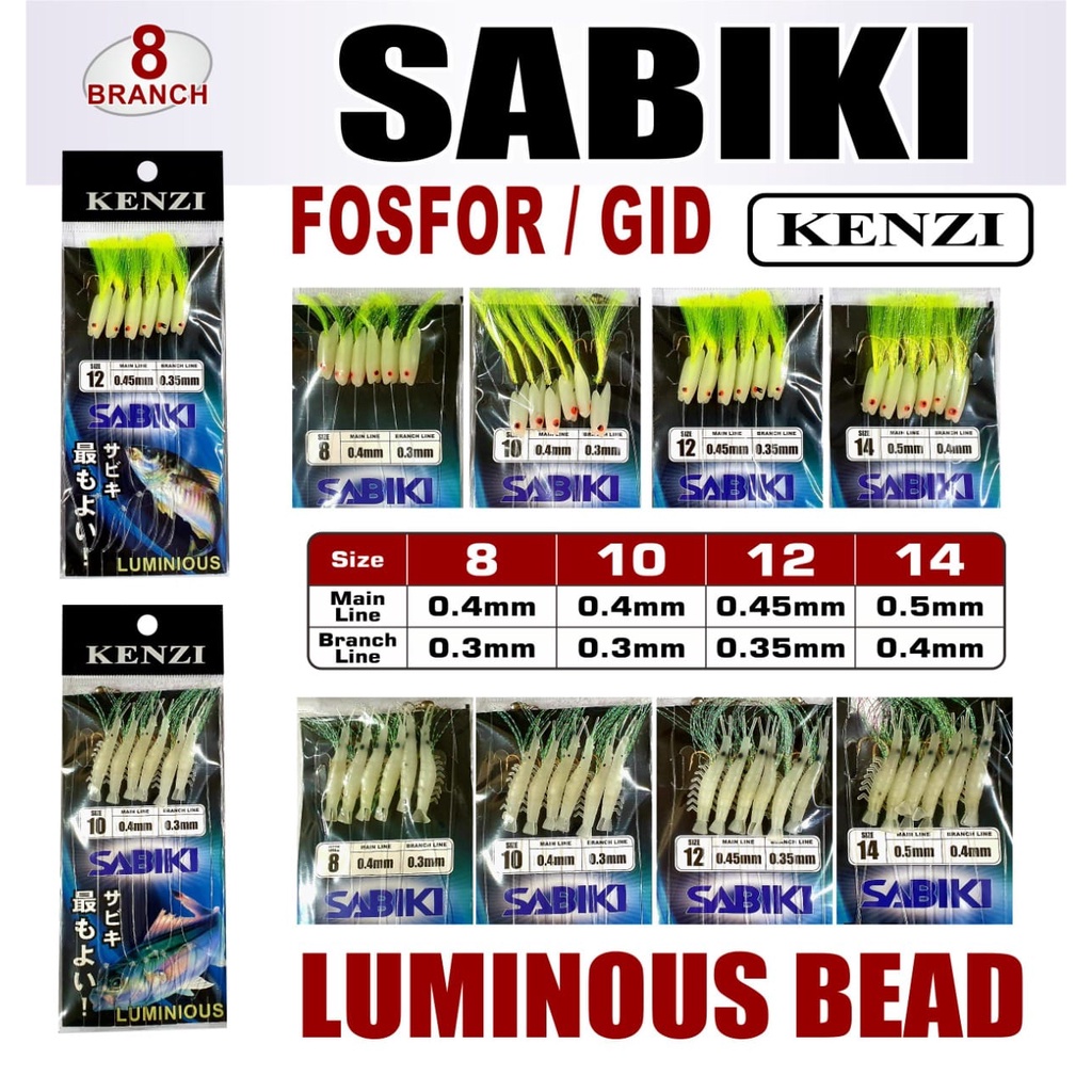 SABIKI KENZI FOSFOR / GID (LUMINOUS BEAD)