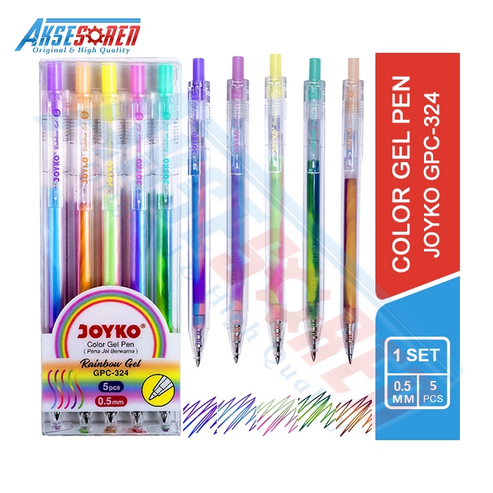 

Aksesoren Color Gel Pen Joyko [GPC-324] / Pena Jel Berwarna / Pulpen Gel 1 Pack / Joyko Color Pen / Balpoint 1 Pak / Pulpen Gel Joyko / Pulpen Gel Warna Warni / Color Gel Pen Joyko / Bolpoin Warna Warni / Pulpen Joyko Warna Warni / Joyco