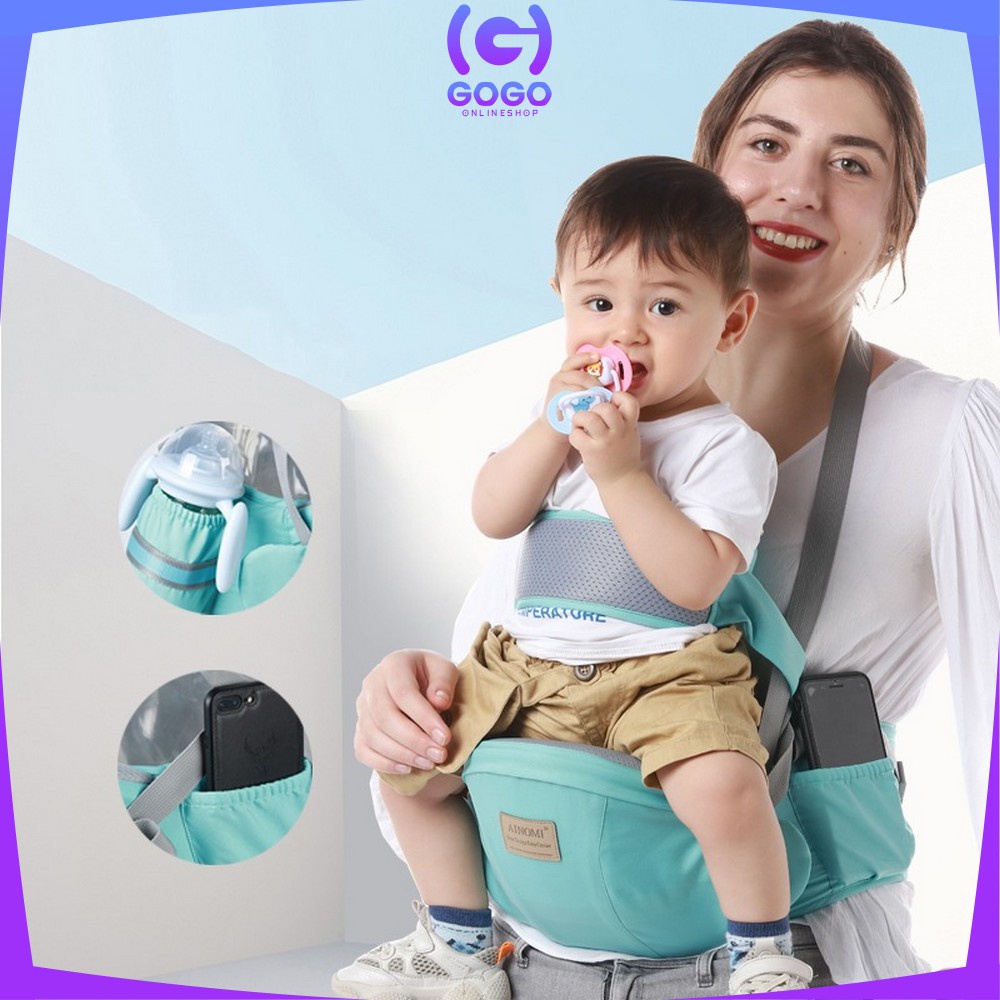 GOGO-C60 C171 Gendongan Bayi Depan Hipseat / Baby Carrier Ransel Multifungsi Perlengkapan Bayi Impor