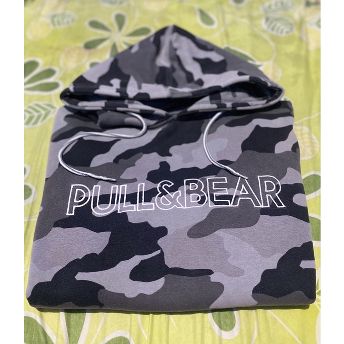 Hoodie Pull&Bear camo grey