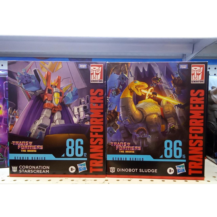 Transformers Studio Series Coronation Starscream 86/ Dinobot Sludge 86