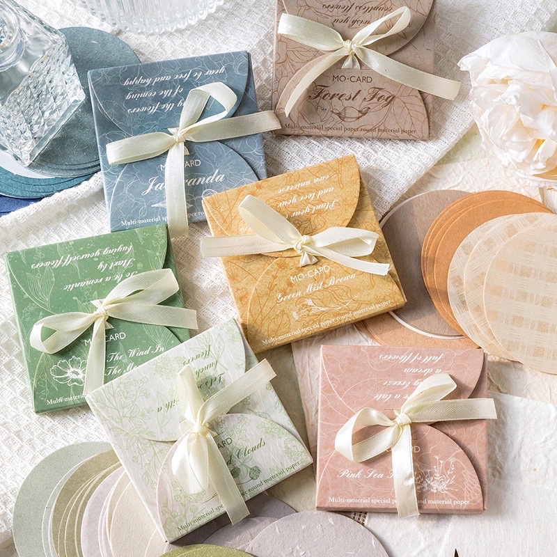 

10pc Memo pad bulat besar for scrapbook journal journaling bujo MBB